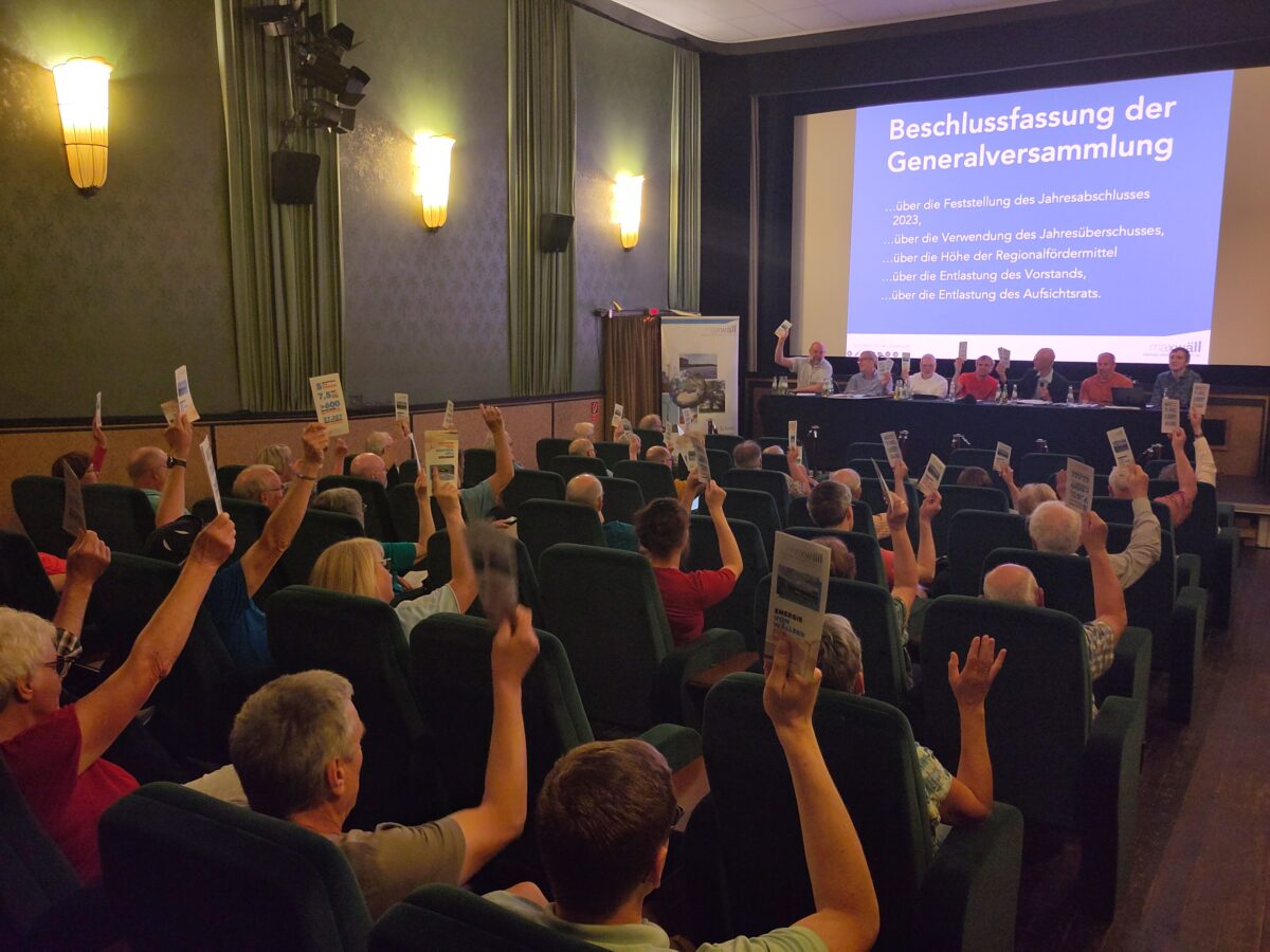 Maxwäll Generalversammlung 2024: Regionalförderung hautnah erlebbar – Aufsichtsrat einstimmig bestätigt